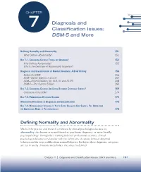 DSM-5 and More