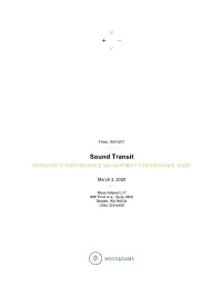 Workforce Performance Management Performance Audit Report