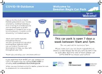 Leaflet for the Beeston Regis Car Park