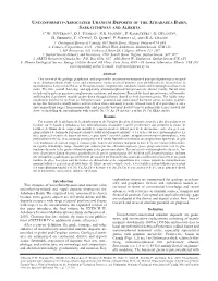 Unconformity-Associated Uranium Deposits of the Athabasca Basin, Saskatchewan and Alberta C.W