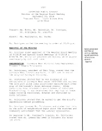 1024 CLEVELAND PUBLIC LIBRARY Minutes of the Regular Board