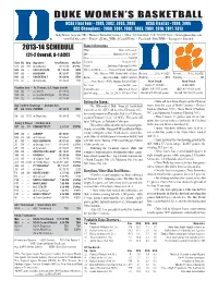 2013-14 WBB Game Notes