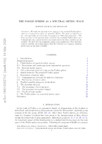Arxiv:1803.03027V2 [Math.OA] 14 Mar 2020 Pc Ftepdesshr Nqeto.Floigtepormo Rie of Program the Following Topo the Question