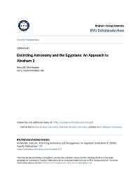Encircling Astronomy and the Egyptians: an Approach to Abraham 3
