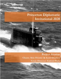 Princeton Diplomatic Invitational 2020