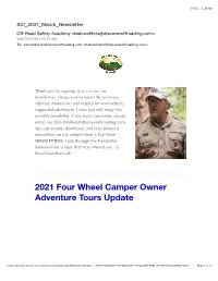 27 March 2021 Newsletter (Pdf)