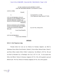 Case 2:13-Cv-01364-MPK Document 206 Filed 08/15/16 Page 1 of 34