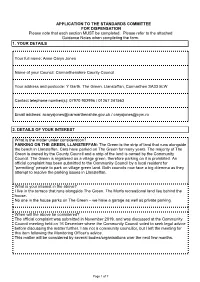 Dispensation Application by Cllr. Carys Jones , Item 4. PDF 192 KB