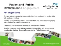 HPRU PPI & PPE Presentation