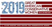 2019Great American Conservative Women