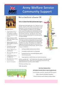 AWS Edinburgh Garrison Community Support Newsletter Oct to Dec 2018