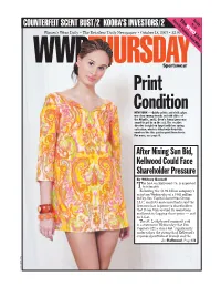 Print Condition NEW YORK — Quirky Prints and Vivid Colors Were Key Runway Trends on Both Sides of the Atlantic, and J