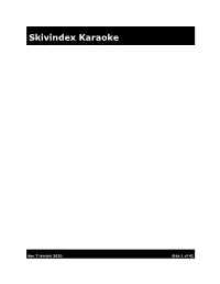 Skivindex Karaoke