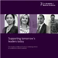 Supporting Tomorrow's Leaders Today