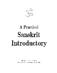 A Practical Sanskrit Introductory
