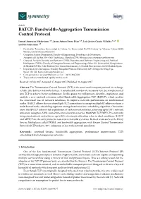 BATCP: Bandwidth-Aggregation Transmission Control Protocol