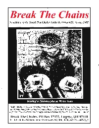 Break the Chains, PO Box 12122, Eugene, OR 97440