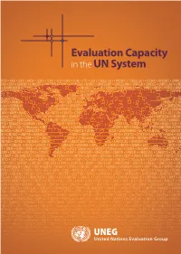 Evaluation Capacity in the UN System