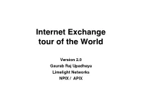 Internet Exchange Points Around the World