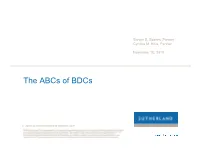 The Abcs of Bdcs Speakers