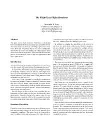 The Flightgear Flight Simulator