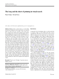 The Long and the Short of Priming in Visual Search