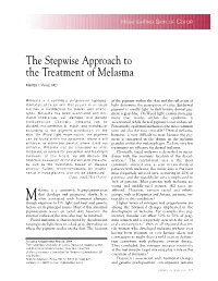 The Stepwise Approach to the Treatment of Melasma