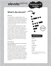 What's the Secret?