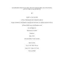 An Introduction to Global Health and Global Health Ethics: Seven Topics for Students