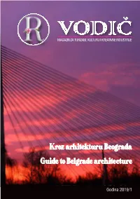 Kroz Arhitekturu Beograda Guide to Belgrade Architecture