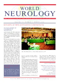 Reports of Wfn-Supported Conferences