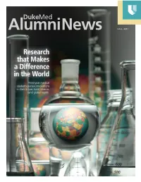 Research That Makes a Difference in the World