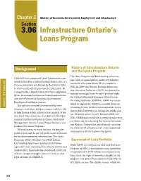 3.06: Infrastructure Ontario's Loans Program