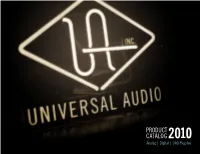 Analog | Digital | UAD Plug-Ins IT STARTED in 1958