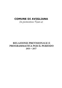 COMUNE DI AVIGLIANA (In Piemontese Vijan-A)