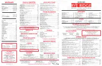 Take out Menu