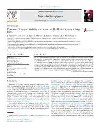 Kekulene: Structure, Stability and Nature of H ••• H Interactions in Large Pahs
