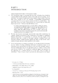 Legislating the Criminal Code: Misuse of Trade Secrets