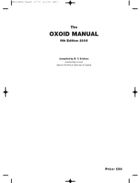 OXOID MANUAL PRELIMS 16/6/06 12:18 Pm Page 1