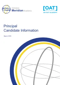 Principal Candidate Information