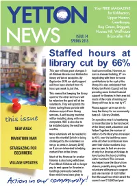 Staffed Hours at Library Cut by 66% This Year Will See Great Changes in Local Communities