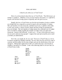 The Law Wins