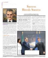 To Download a PDF of an Interview with HRH