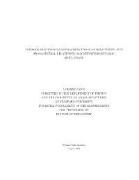Towards Multi-Wavelength Observations of Relativistic Jets from General Relativistic Magnetohydrodynamic Simulations a Dissertat