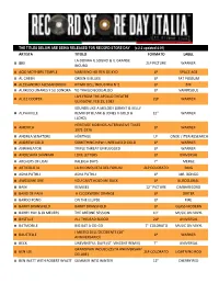 The Titles Below Are Being Released for Record Store