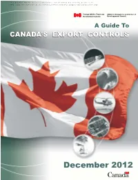A Guide to Export Controls