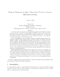 Einstein's Equations for Spin 2 Mass 0 from Noether's Converse Hilbertian
