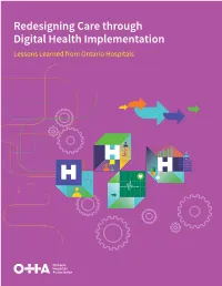 Redesigning Care Through Digital Health Implementation