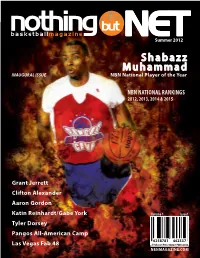 Shabazz Muhammad Inaugural Issue NBN National Player of the Year