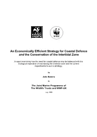 Economically Efficient Strategy for Coastal Defence and Conservation